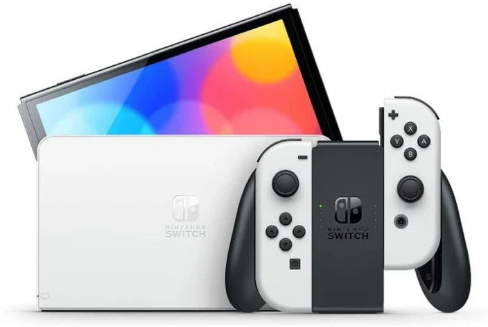 Consola - Nintendo Switch OLED, 7", Joy-Con, 64 GB, Blanco