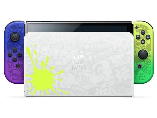 Consola Nintendo Switch - NINTENDO OLED (Splatoon 3 Edition), 64 GB, Blanco
