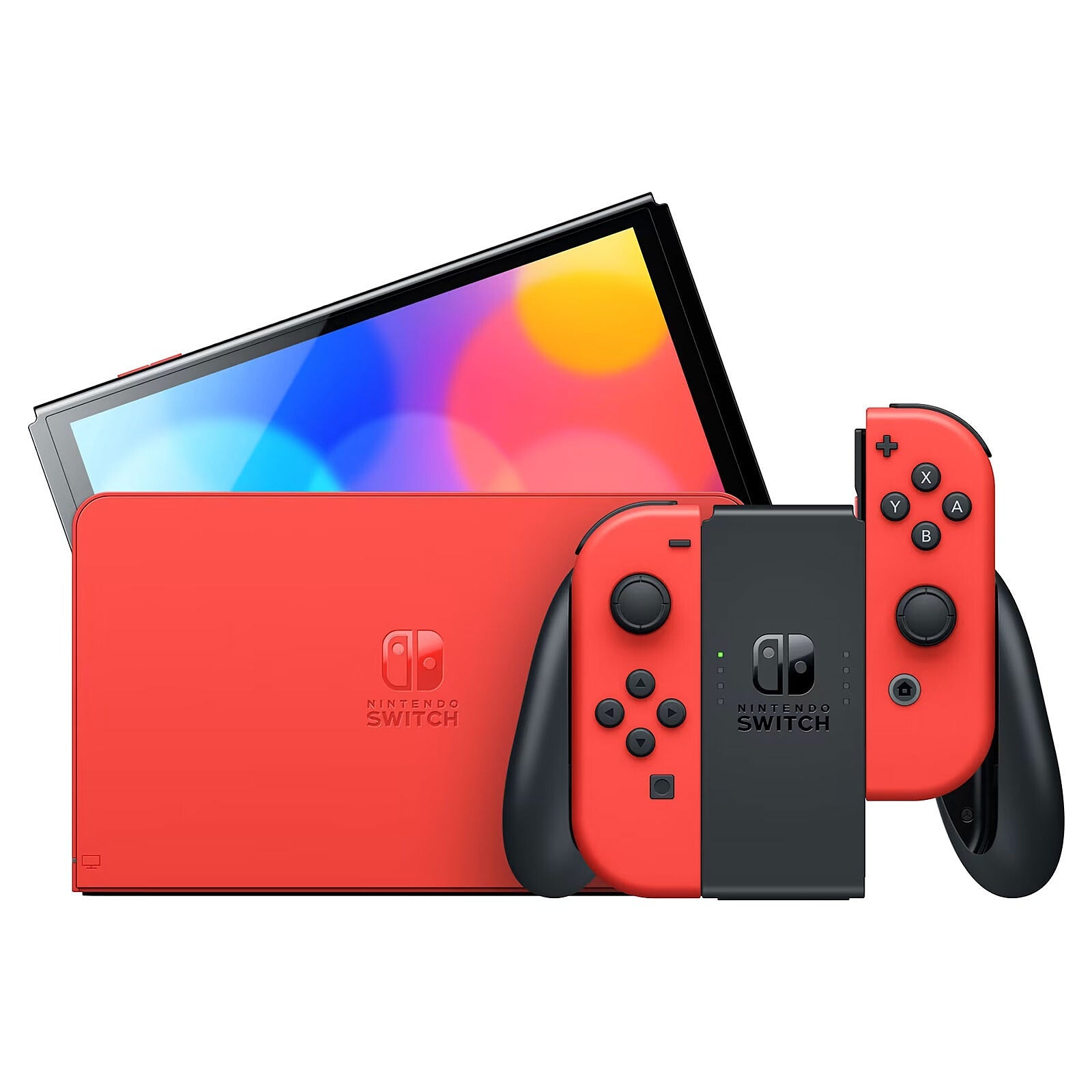 Nintendo Switch - NINTENDO Nintendo Switch OLED Rojo (Edición Mario), 64 GB, Rojo (Mario)
