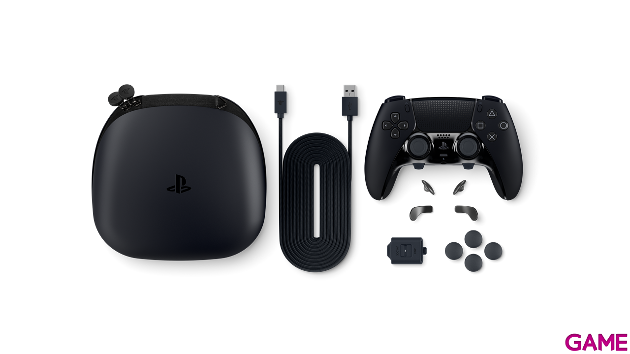 Mando PS5 - Sony DualSense Edge™ para PlayStation 5 y PC, 1 unidad, Bluetooth, Midnight Black