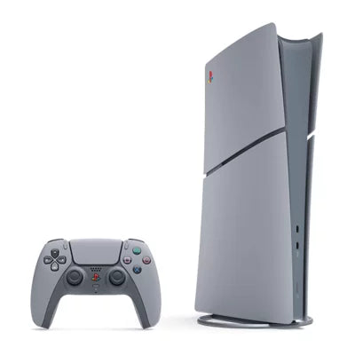 Consola PS5 - SONY PlayStation 5 Slim Digital Edition – 30th Anniversary Limited Edition Bundle, 1 TB, Gris