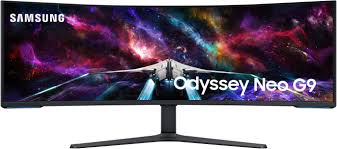 Monitor Samsung Odyssey Neo G95NC 57" Quantum Mini-LED Dual UHD 240Hz FreeSync Premium Pro Curva