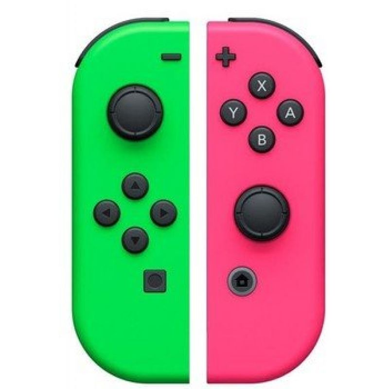 Mando Nintendo Switch - Nintendo Switch, Joy-Con, Dos Mandos, Verde y Rosa